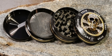 Preview: Grinder "Bling-Bling Skull" 4-tlg.