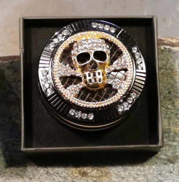 Grinder "Bling-Bling Skull" 4-tlg.