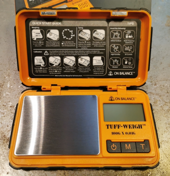 On Balance Tuff-Weigh 100x0.01g Orange